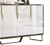 Versatile Buffet Table with Marble-Top Surface / Lixra
