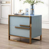 Set Of 2 Modish Light Wooden Night Stand / Lixra