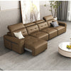Multifunctional Folding Remote Control Leather Sofa Bed / Lixra