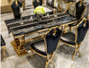 Rectangular Marble Dining Table Set / Lixra