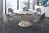 Round Marble Dining Table Set / Lixra