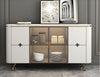 Wooden White Buffet Table With Marble-Top / Lixra
