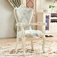 Fabric Upholstered European Dining Chairs of 4 / Lixra