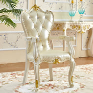 European Velvet Fabric Dining Chair Set of 4 / Lixra