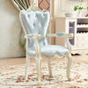 European Velvet Fabric Dining Chair Set of 4