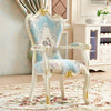 Fabric Upholstered European Dining Chairs of 4 / Lixra