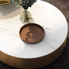 Marble Coffee Table Set With Glass Side Table / Lixra