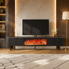 Luxury TV Stand & Coffee Table Set with Electric Fireplace / Lixra