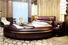 Italian Modern Designed Leather Round Bed / Lixra