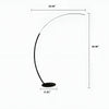 Modern Dimmable Arc Floor Lamp