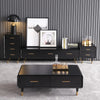 Versatile Wooden Living Room Furniture Set Including TV Console Coffee Table And Side Tables/ Lixra