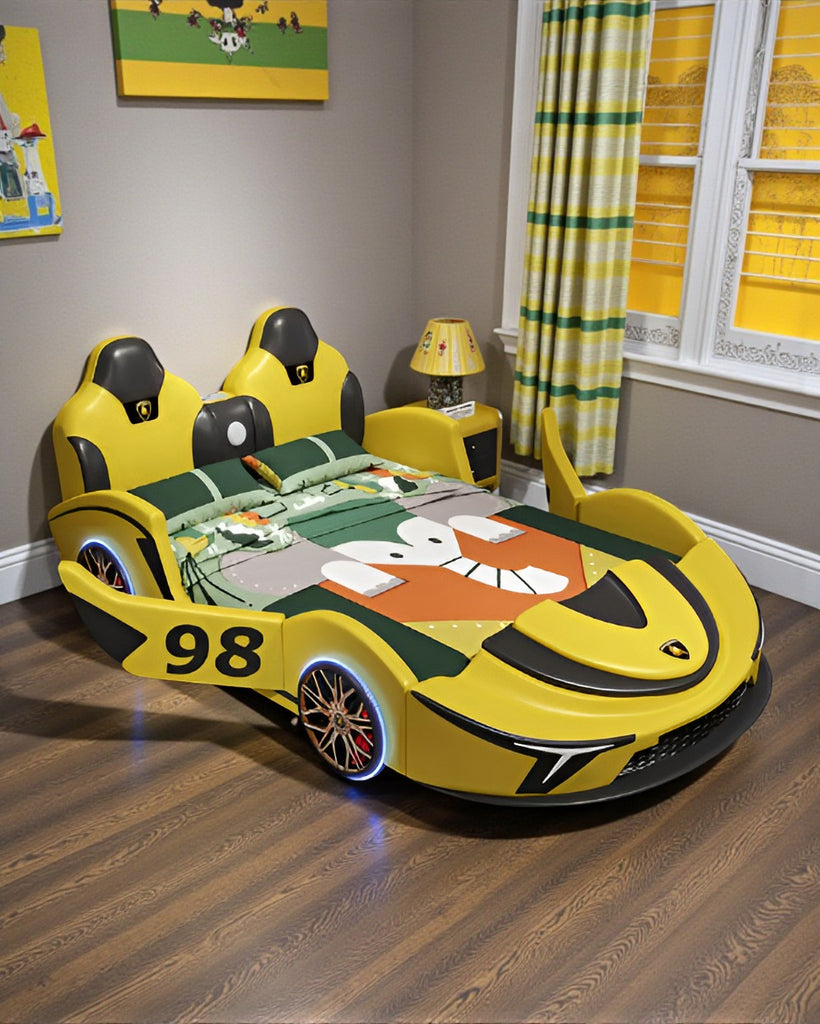 Cool Car-Shaped Kids Bed / Lixra