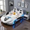 Multifunctional Sports Car-Shaped Kids Bed / Lixra