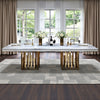 Marble Tabletop Modern Dining Table / Lixra