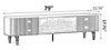 Luxury TV Stand & Coffee Table Set with Electric Fireplace