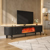 Luxury TV Stand & Coffee Table Set with Electric Fireplace / Lixra