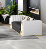Leather Upholstered Sofa Set for Living Room