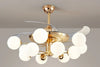 Modern 2-in-1 Crystal Chandelier Ceiling Fan/ LIxra