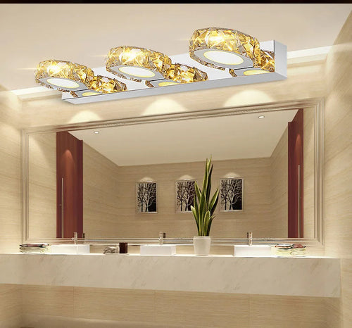 Crystal Vanity Light For Bathroom Serenity/ Lixra