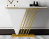 Modern V-Shaped Marble Accent Table / Lixra