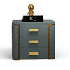 Set Of 2 Triple Drawer Nightstand / Lixra