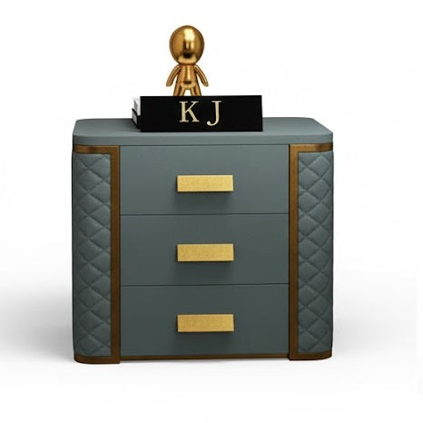 Set Of 2 Triple Drawer Nightstand / Lixra