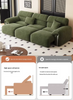 Chenille Fabric Upholstered Electric Sofa Bed / Lixra