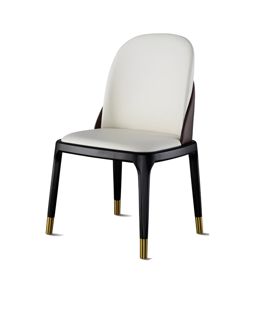 Leather Upholstered Modern Dining Chair for 4 / Lixra