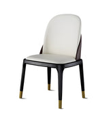 Leather Upholstered Modern Dining Chair for 4 / Lixra