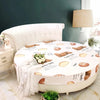 Modern Printed Round Cotton Bedsheets / Lixra