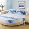 Printed Design Cotton Round Bedsheet / Lixra