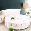 Modern Printed Round Cotton Bedsheets / Lixra