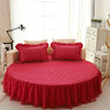 Round Fitted Cotton Bedsheet Skirt / Lixra