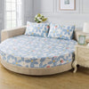 Printed Design Cotton Round Bedsheet / Lixra
