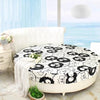 King Or Queen Size Round Cotton Bedsheet / Lixra