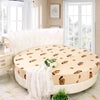 King Or Queen Size Round Cotton Bedsheet / Lixra