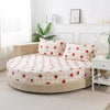 Cotton Round Bedsheets With Printed Design / Lixra