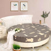 King Or Queen Size Round Cotton Bedsheet / Lixra