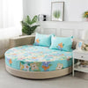 Cotton Round Bedsheets With Printed Design / Lixra