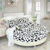King Or Queen Size Round Cotton Bedsheet / Lixra