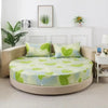Cotton Round Bedsheets With Printed Design / Lixra