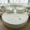 Fitted Round Cotton Bedsheet King Or Queen Size / Lixra