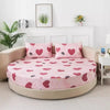 Printed Design Cotton Round Bedsheet / Lixra