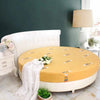 Modern Printed Round Cotton Bedsheets / Lixra