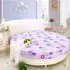 Modern Printed Round Cotton Bedsheets / Lixra