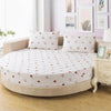 Printed Design Cotton Round Bedsheet / Lixra