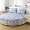 Printed Design Cotton Round Bedsheet / Lixra