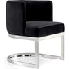 U-Shaped Velvet Fabric Dining Chair / Lixra