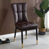 4-Piece Leather Upholstered Dining Chairs / Lixra