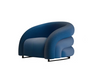  Curved Design Luxurious Velvet Accent Chair / Lixra